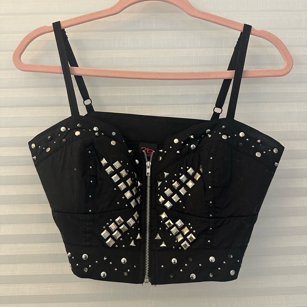 Studded Crop Top (M)